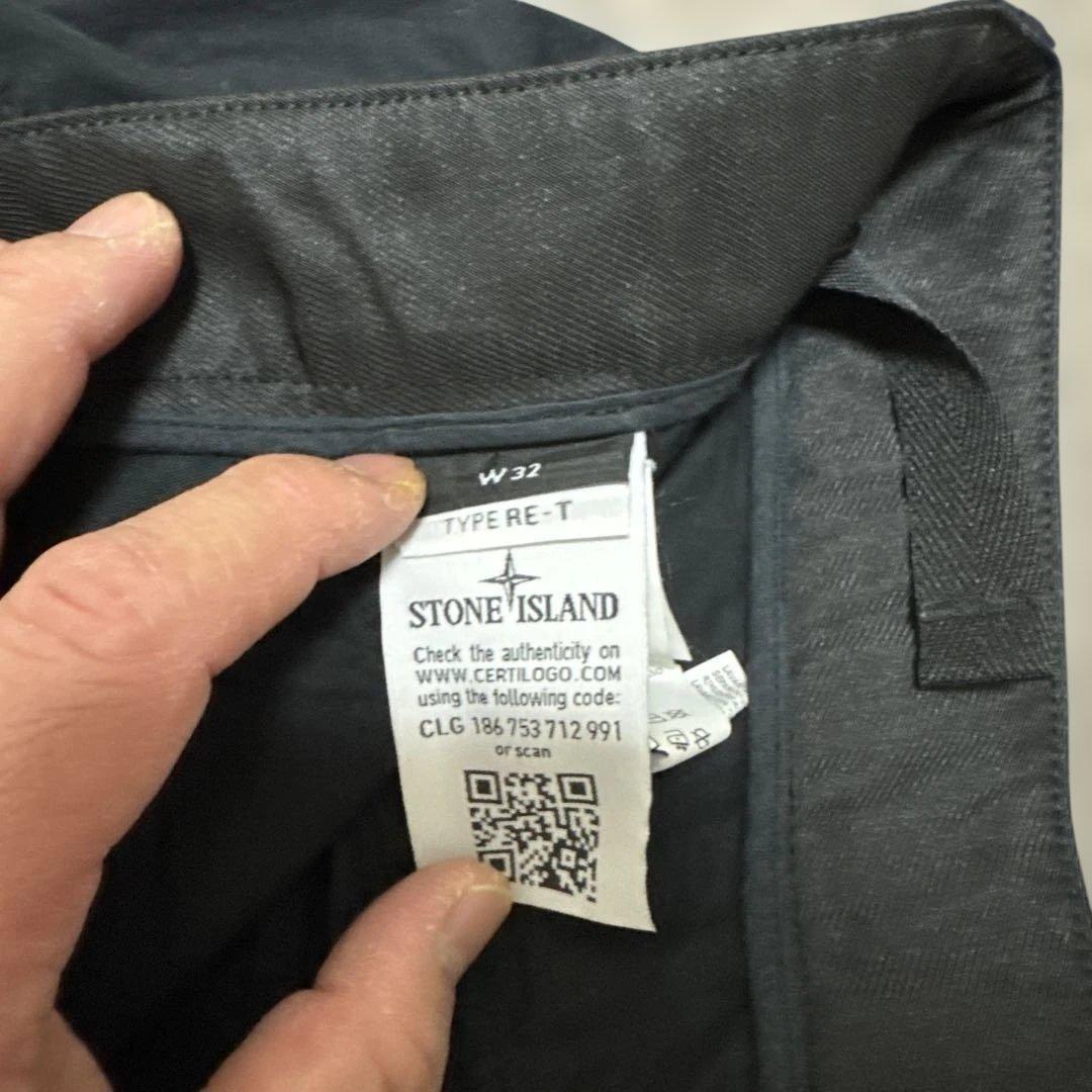 STONE  ブラック ワークパンツ W32