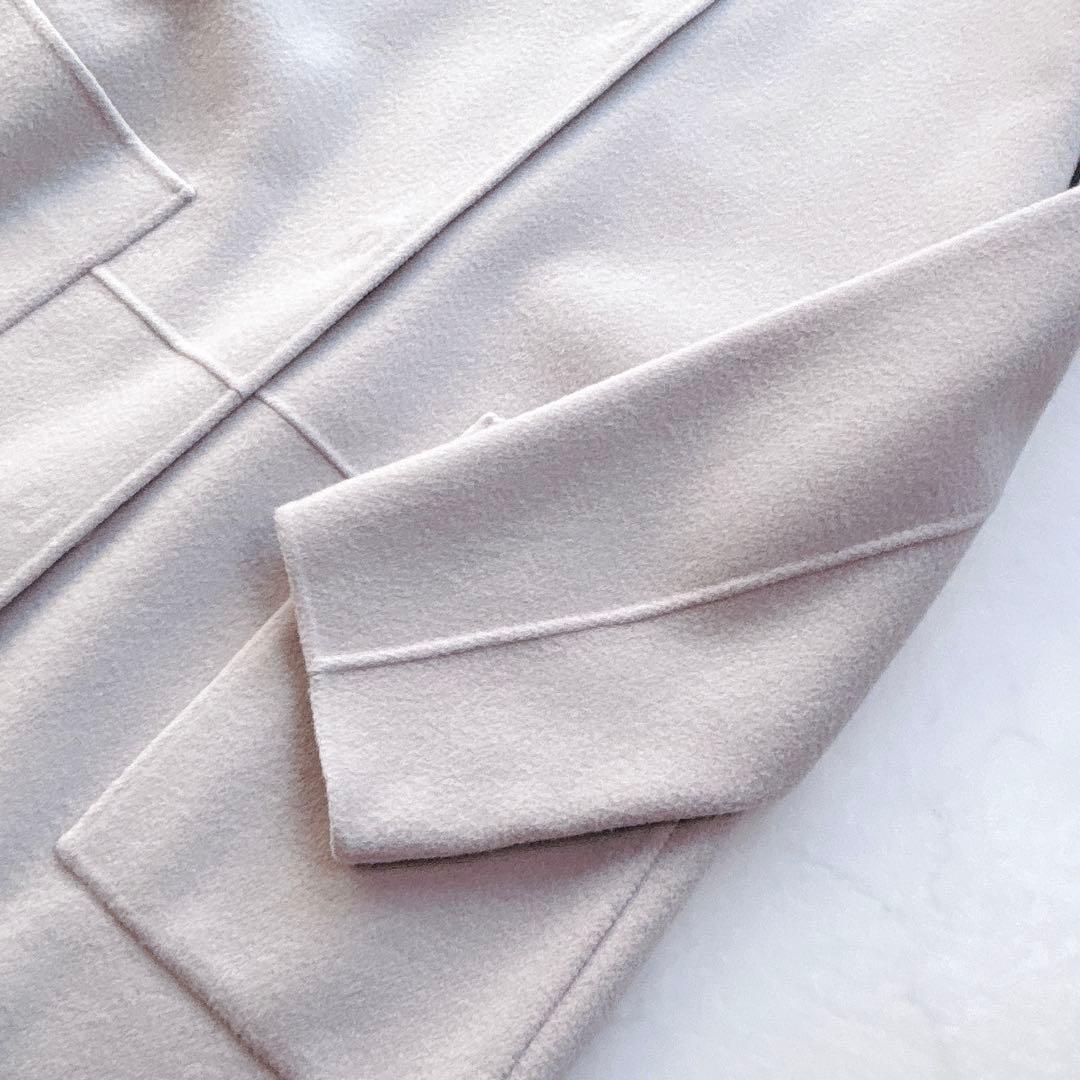 【ADORE】定価9.9万　ラムウールショートビーバーロングコート　グレージュ