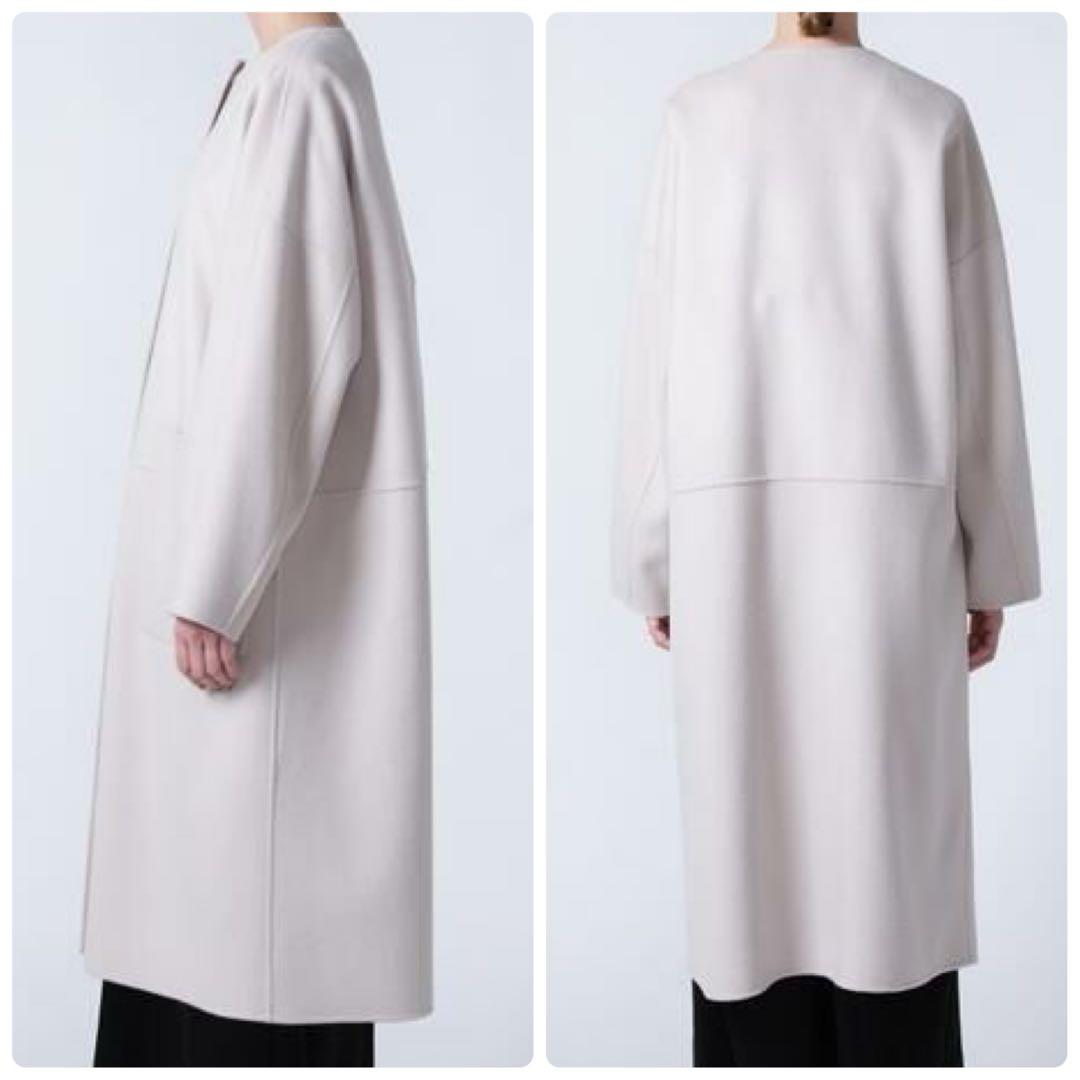 【ADORE】定価9.9万　ラムウールショートビーバーロングコート　グレージュ