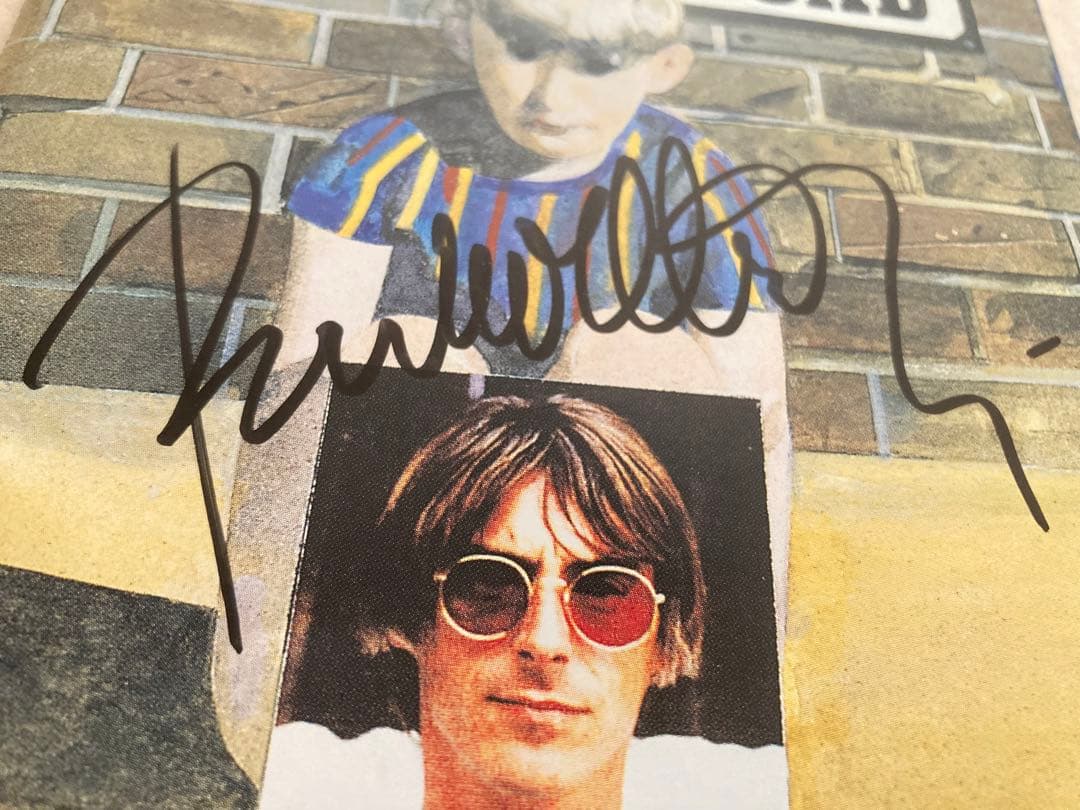 レア　ポールウェラー　直筆サインCD Paul Weller the jam