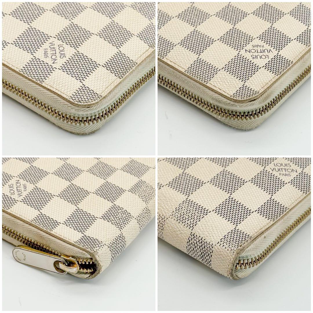 ルイヴィトン ジッピーオーガナイザー ダミエ アズール ラウンド 長財布