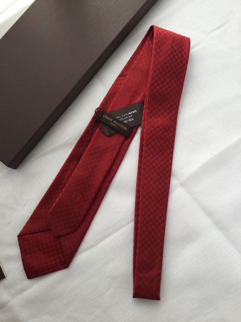 新品未使用　ルイヴィトン LOUIS VUITTON ダミエパターン ネクタイ