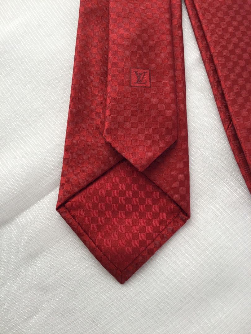 新品未使用　ルイヴィトン LOUIS VUITTON ダミエパターン ネクタイ