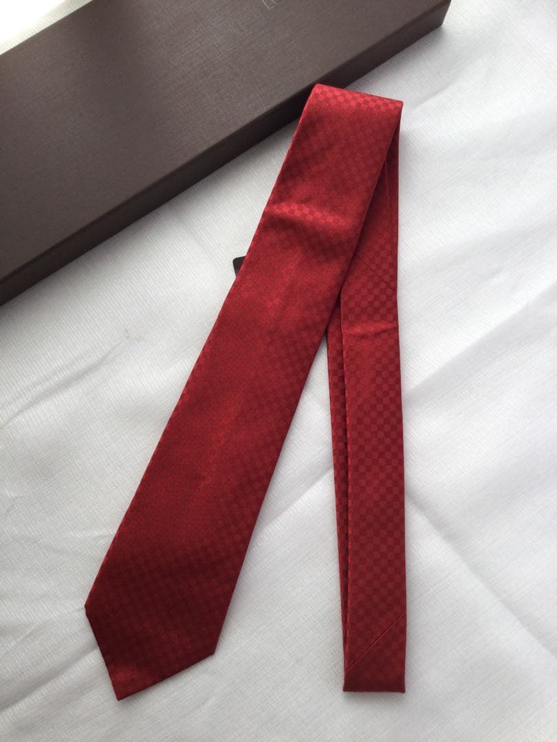 新品未使用　ルイヴィトン LOUIS VUITTON ダミエパターン ネクタイ