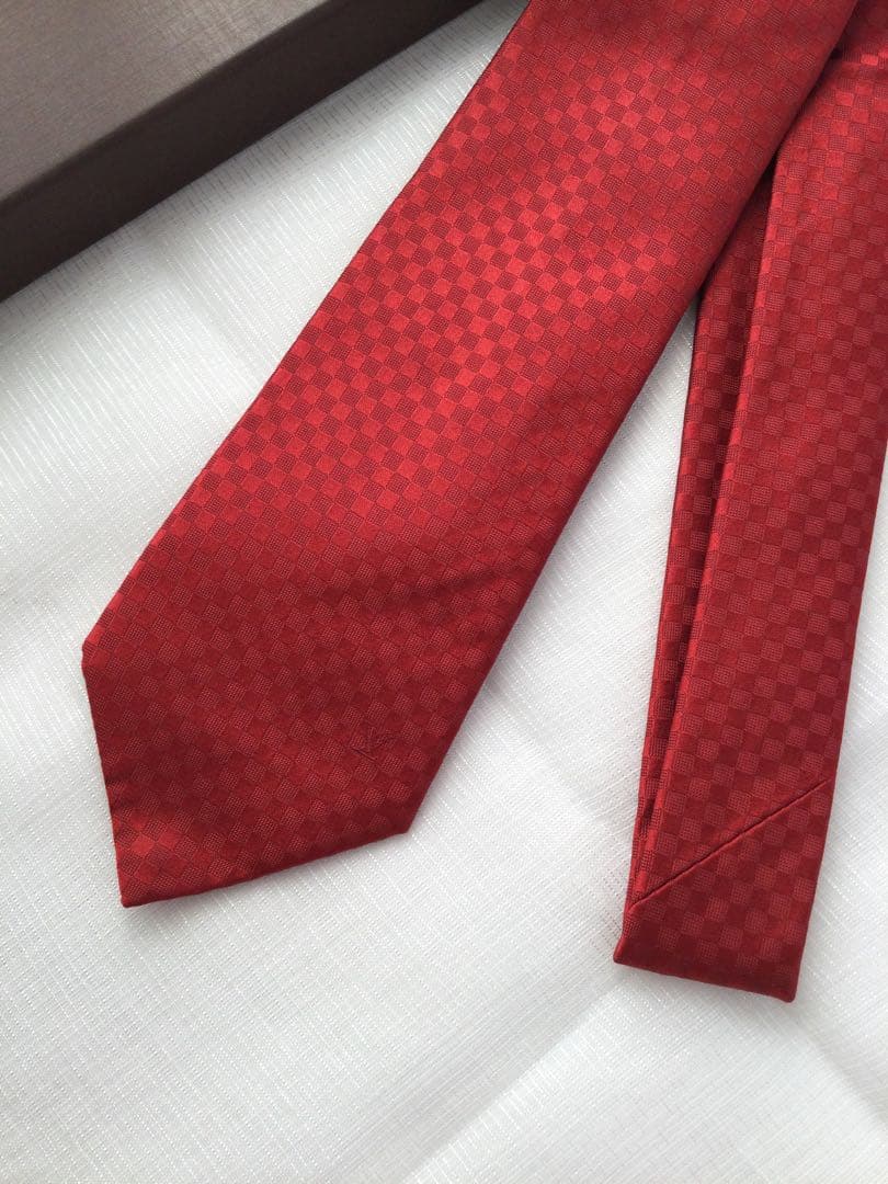 新品未使用　ルイヴィトン LOUIS VUITTON ダミエパターン ネクタイ