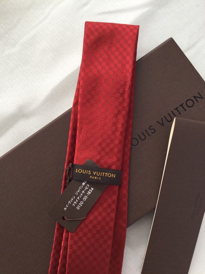 新品未使用　ルイヴィトン LOUIS VUITTON ダミエパターン ネクタイ