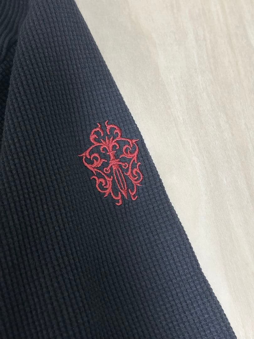 希少クロムハーツ サーマル ロングスリーブ 刺繍 ヴィンテージ 90s