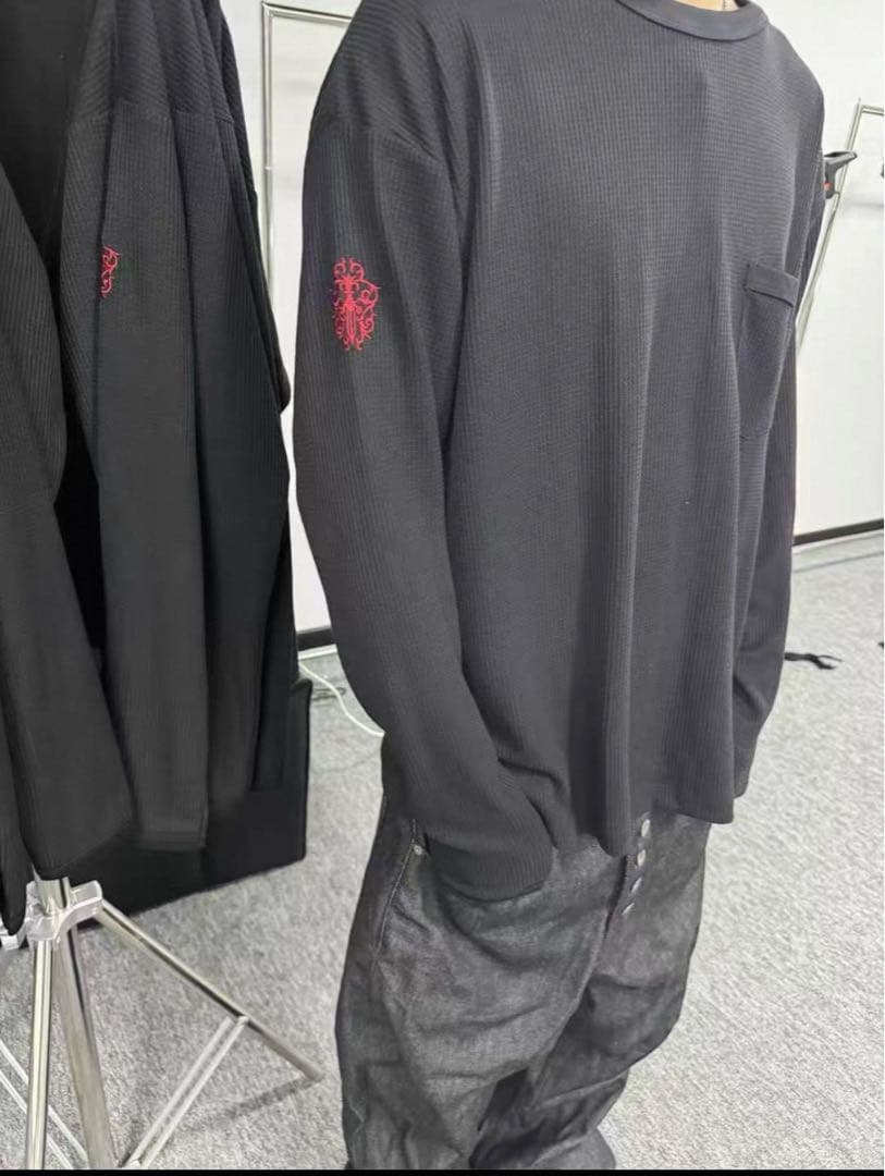 希少クロムハーツ サーマル ロングスリーブ 刺繍 ヴィンテージ 90s