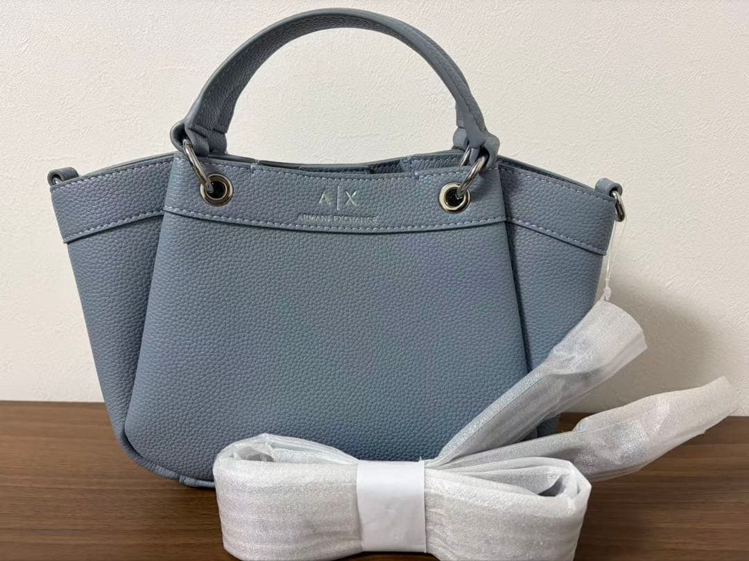新品未使用A|X ライトブルー レディース　ハンドバッグ ショルダーバッグ