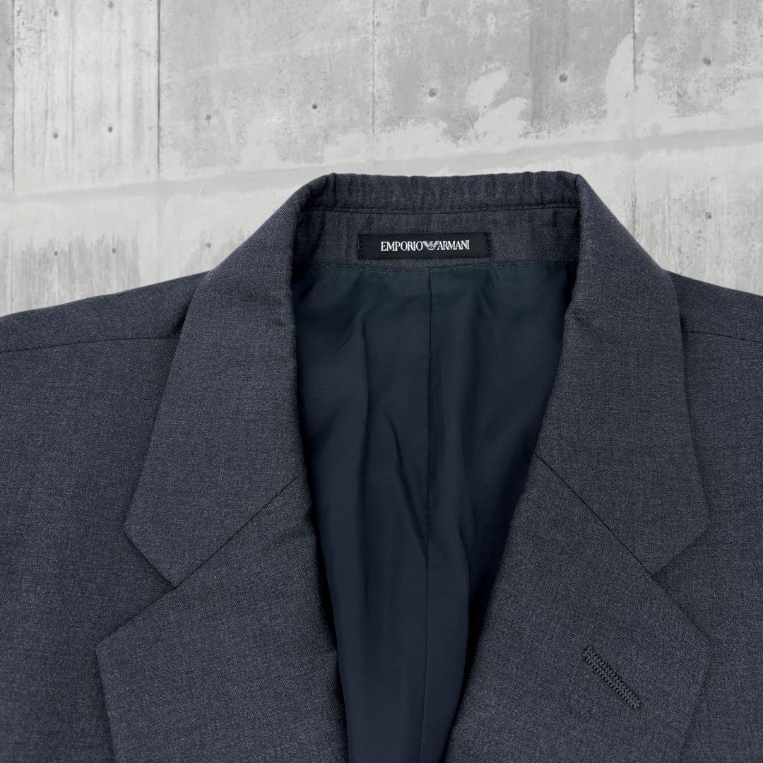 極美品】ARMANI　アルマーニ　スーツ　ダブル　セットアップ　最高級　黒タグ