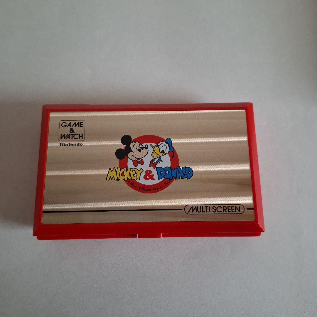 任天堂のGame&Watch　マルチスクリーン　ミッキー&ドナルド