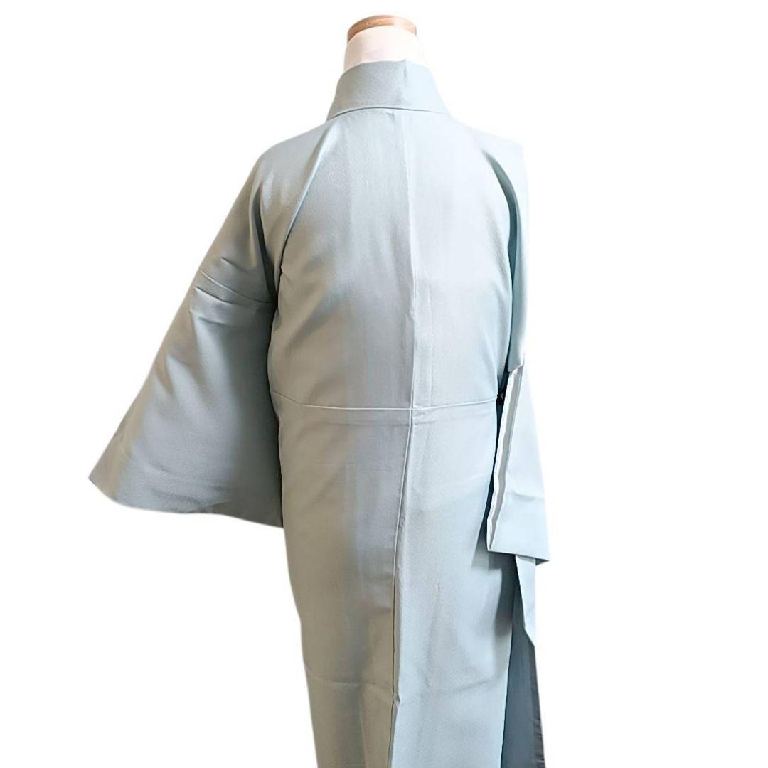 e*o様 W6 着物 袷 色無地 化繊 洗える着物 水色