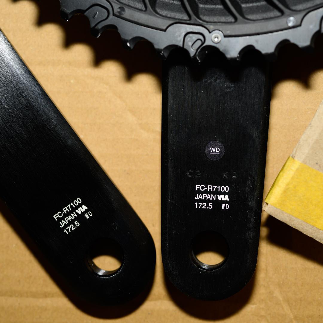 【未使用品】Shimano 105 FC-R7100 52-36 172.5