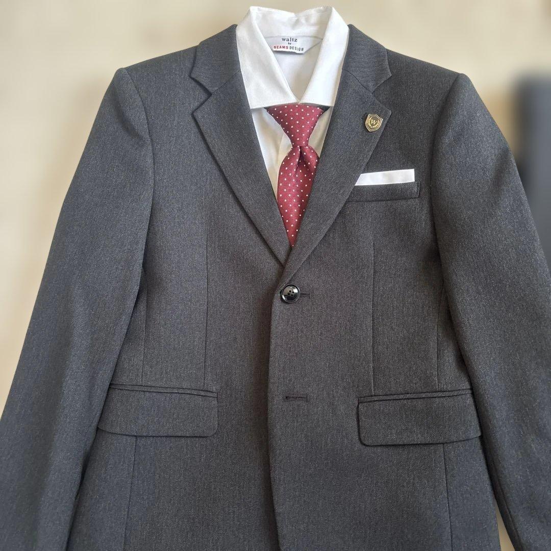 waltzbyBEAMSDESIGN ダークグレーフォーマルスーツ150 男の子