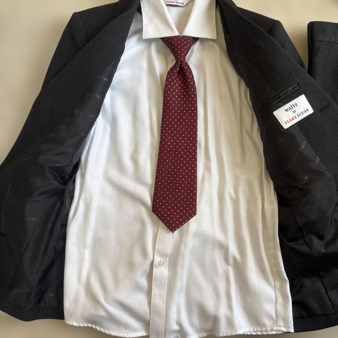 waltzbyBEAMSDESIGN ダークグレーフォーマルスーツ150 男の子