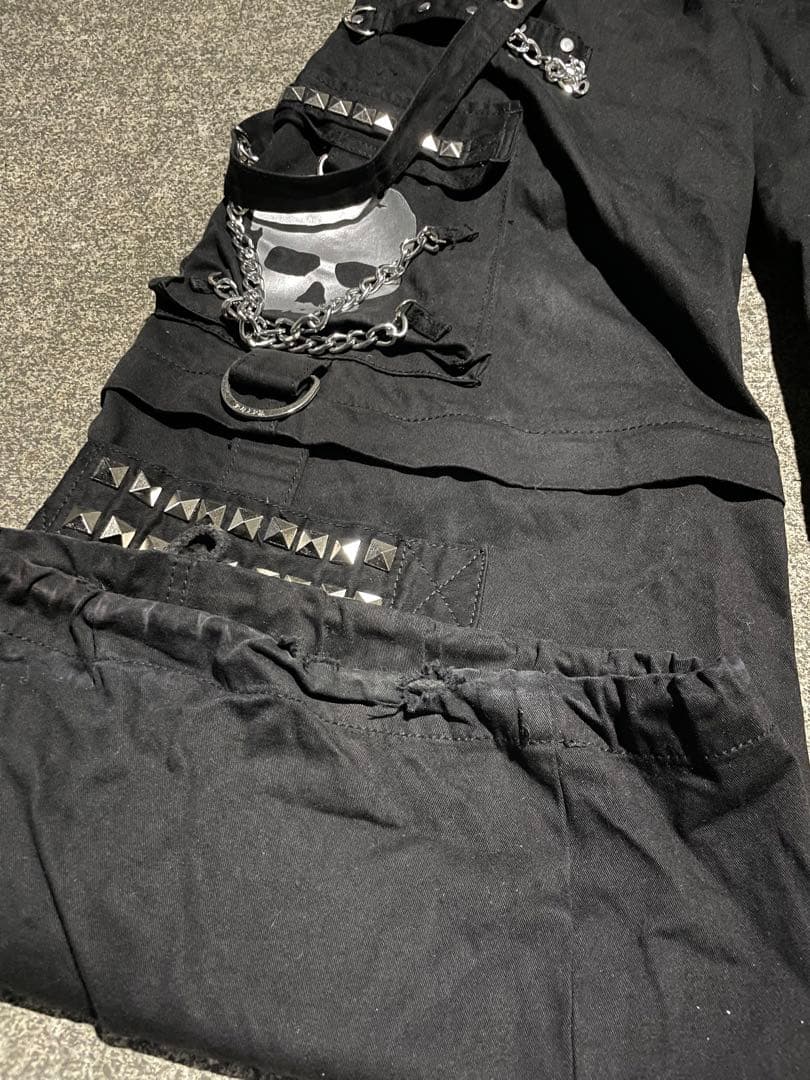 パンツ TRIPPNYC Skull Bondage Pants Black S