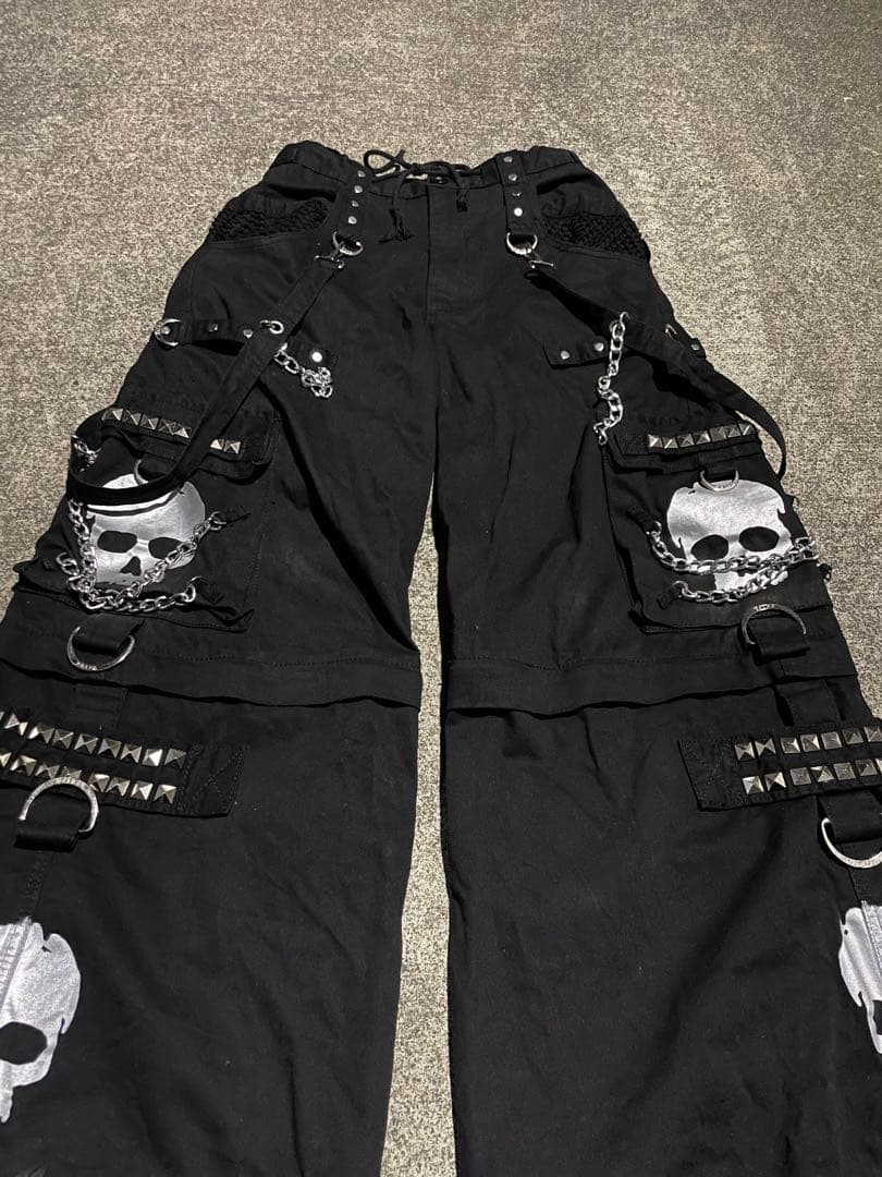 パンツ TRIPPNYC Skull Bondage Pants Black S
