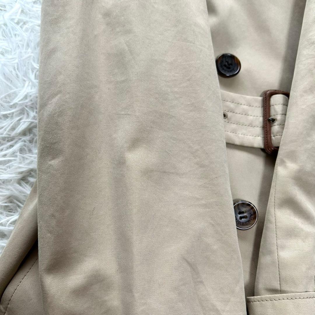 バーバリーロンドン　トレンチコート　ライナー付き　ロング丈　ベージュ　M相当