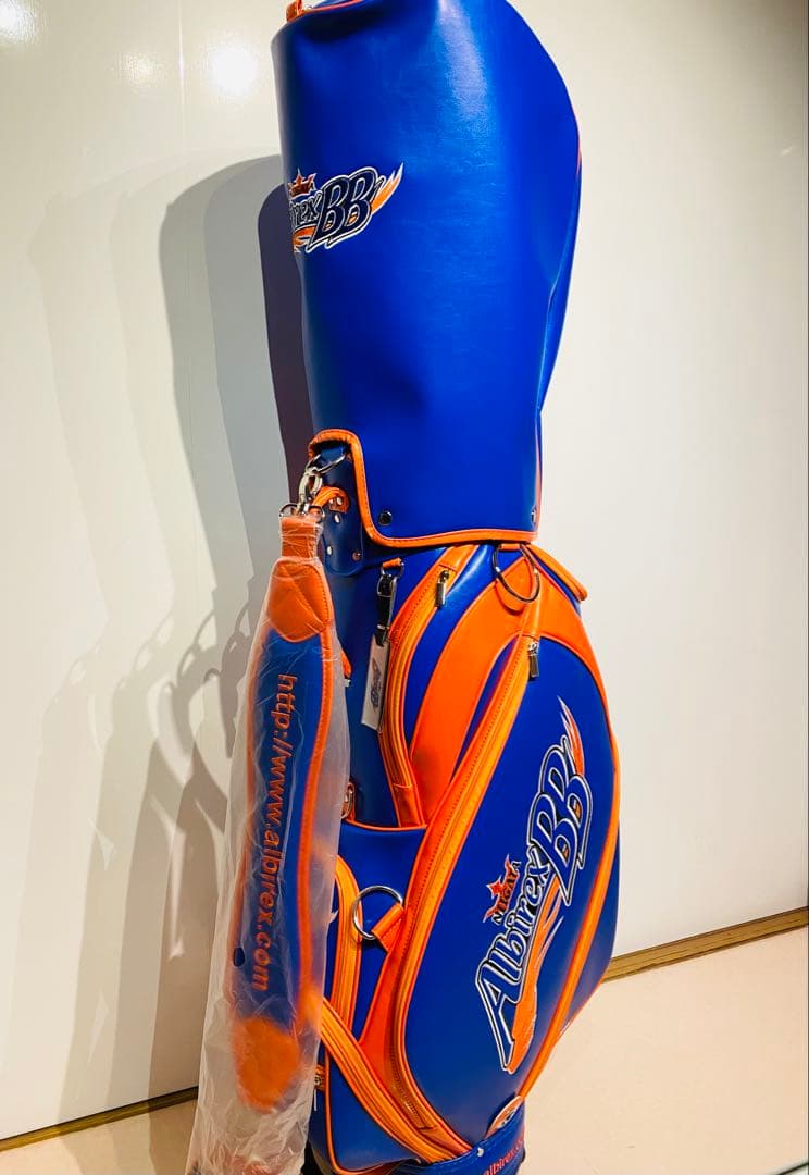 【極希少＊新品】新潟アルビレックスBB　キャディバッグ　ゴルフバッグ　5分割