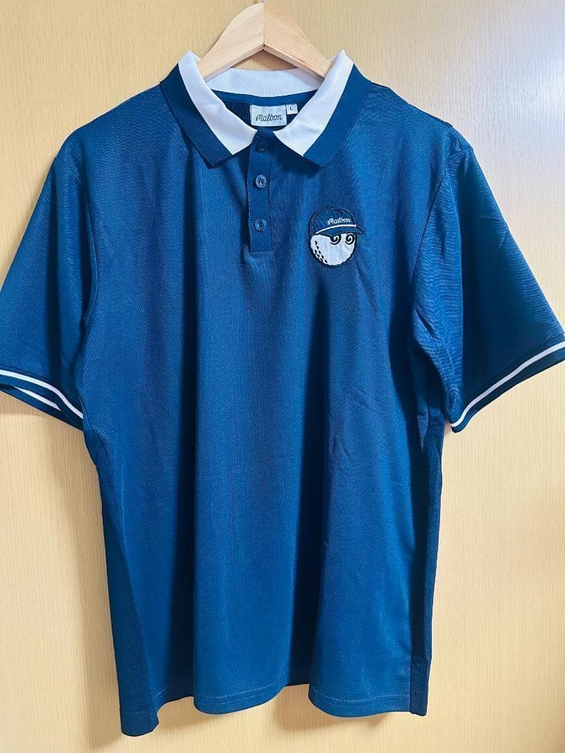 マルボンゴルフ ポロシャツ malbon golf メンズ シャツ 紺色XL