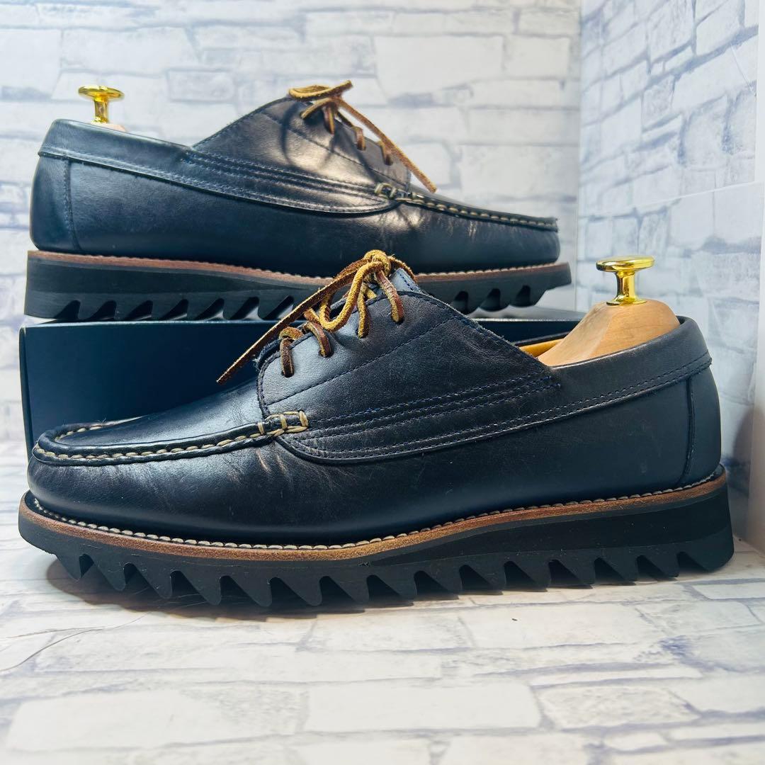 極美品 YUKETEN ユケテン シャークソール Uチップ NVY 26cm