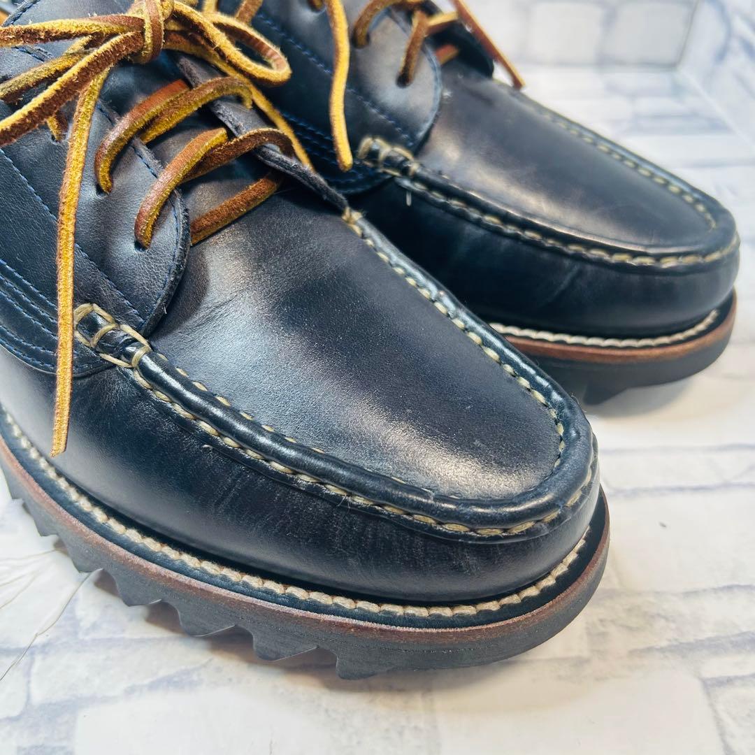 極美品 YUKETEN ユケテン シャークソール Uチップ NVY 26cm