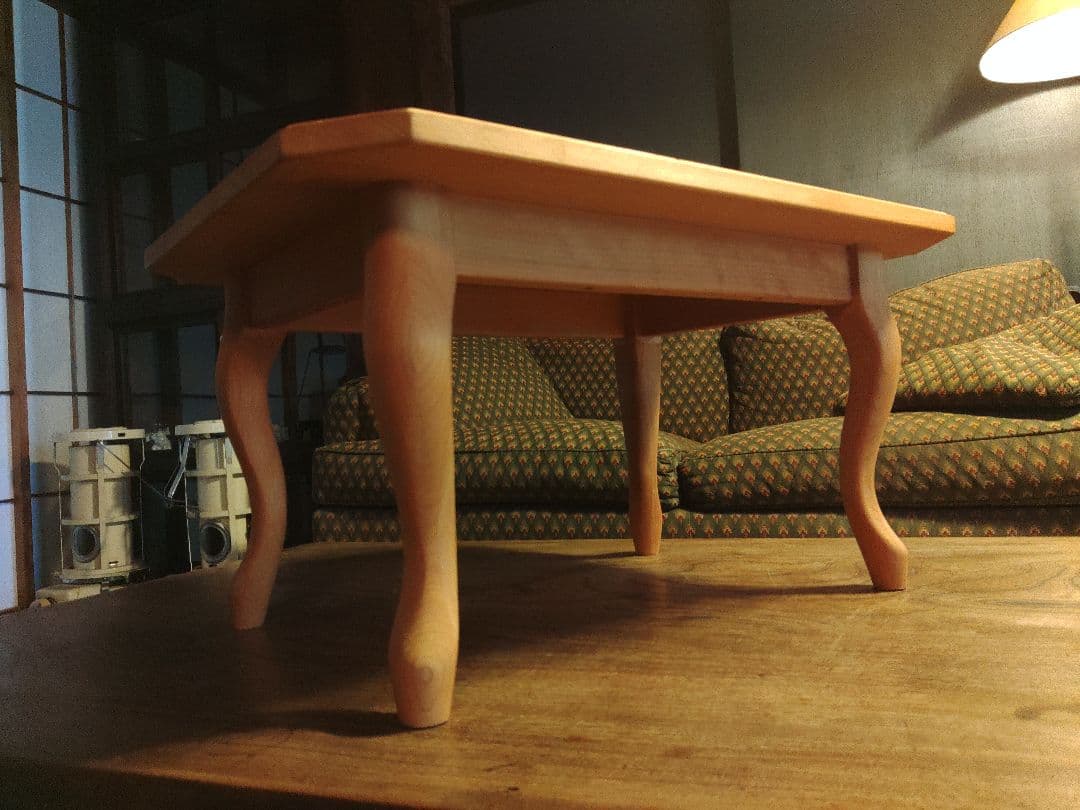 希少　猫足　机　オーダーメイド　テーブル　デスク　天然木　文机