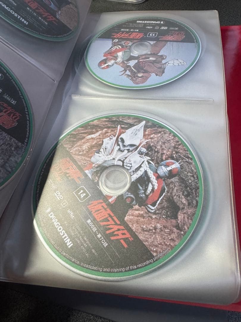 仮面ライダーDVDコレクション　ディアゴスティーニ　DVD全巻