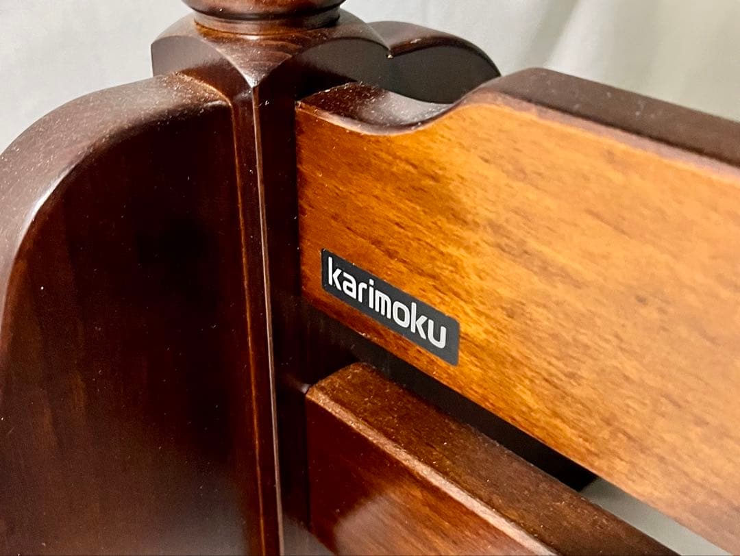 ②【美品】Karimoku カリモク家具 姿見 スタンドミラー AC7177NK