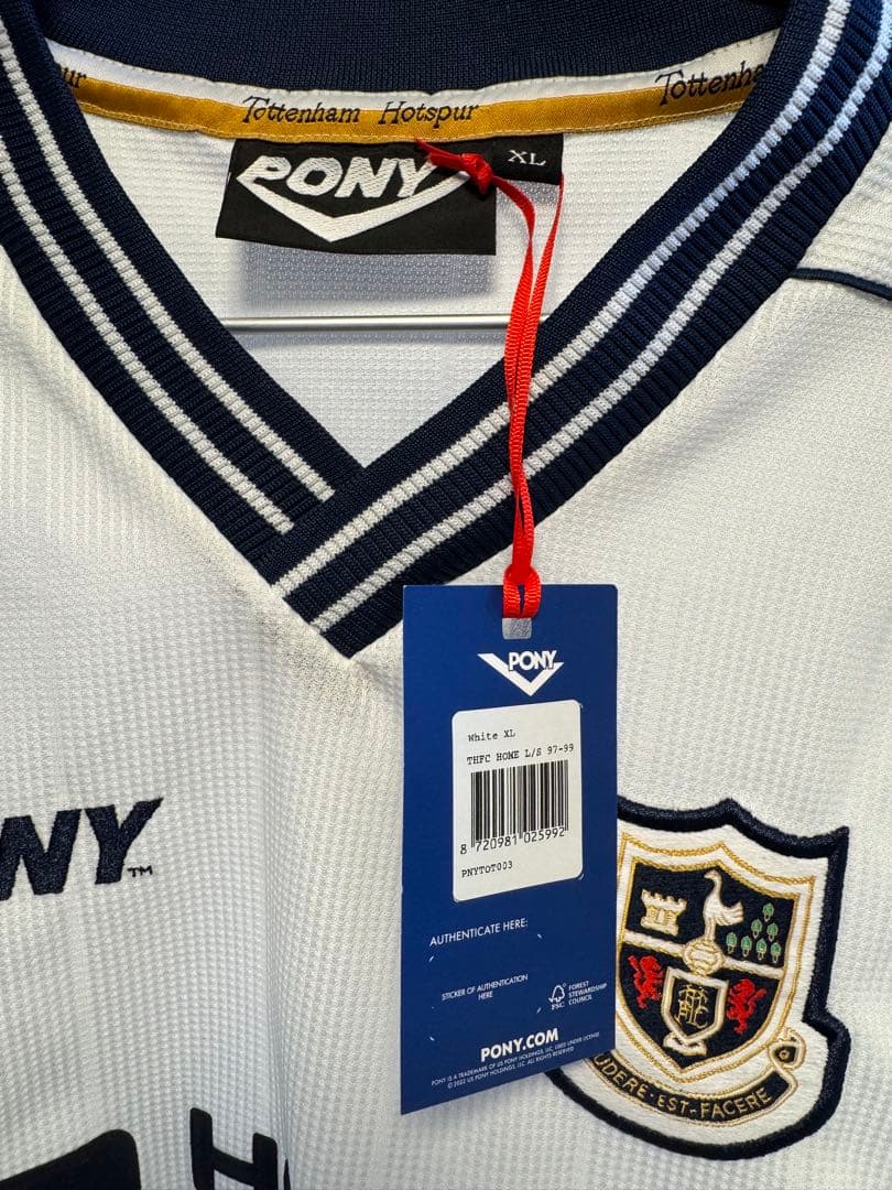 PONY トッテナム復刻長袖シャツ XL