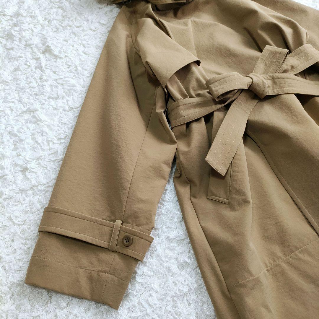 美品✨レリル lelill オールウェザーフードトレンチコート ベージュ 洗える