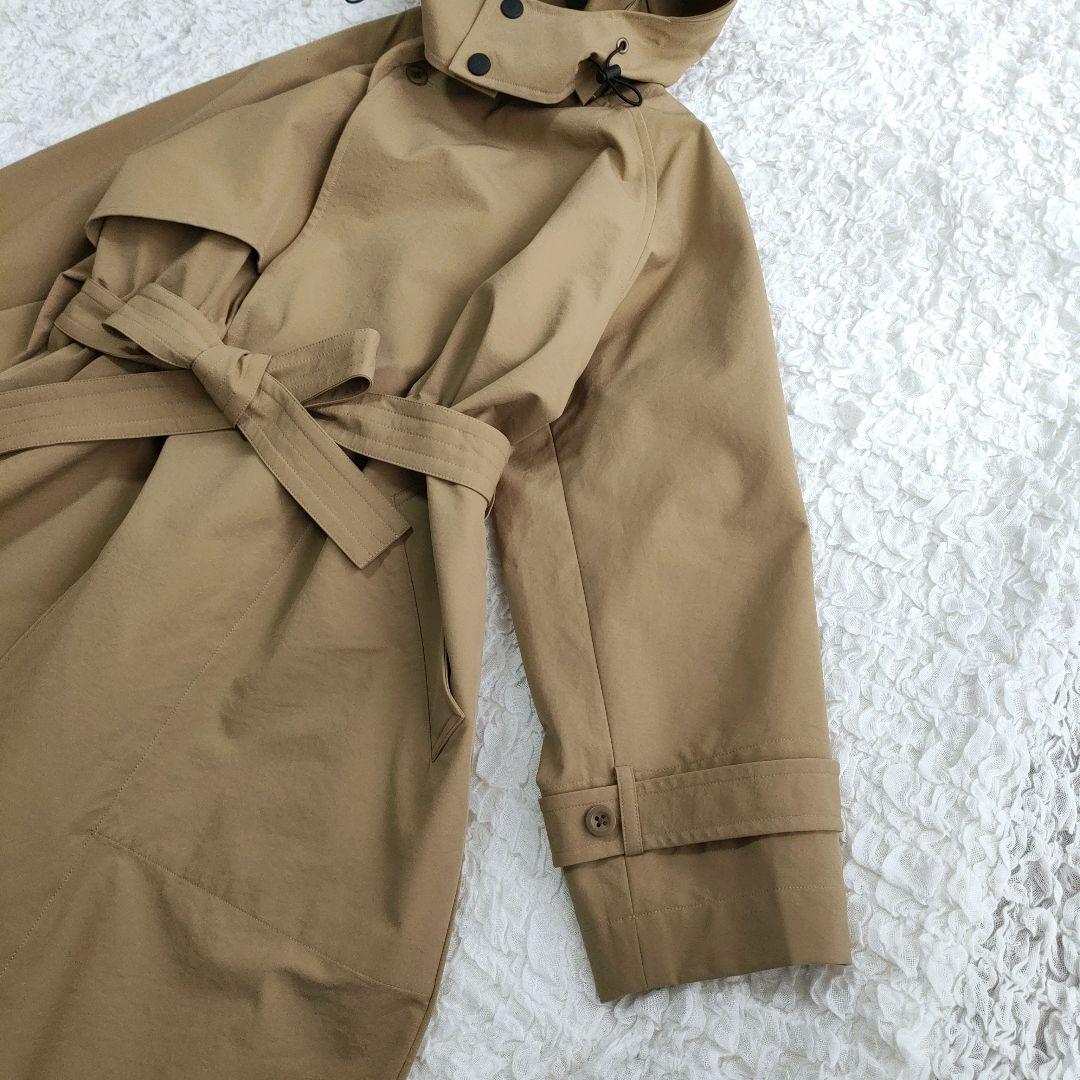 美品✨レリル lelill オールウェザーフードトレンチコート ベージュ 洗える