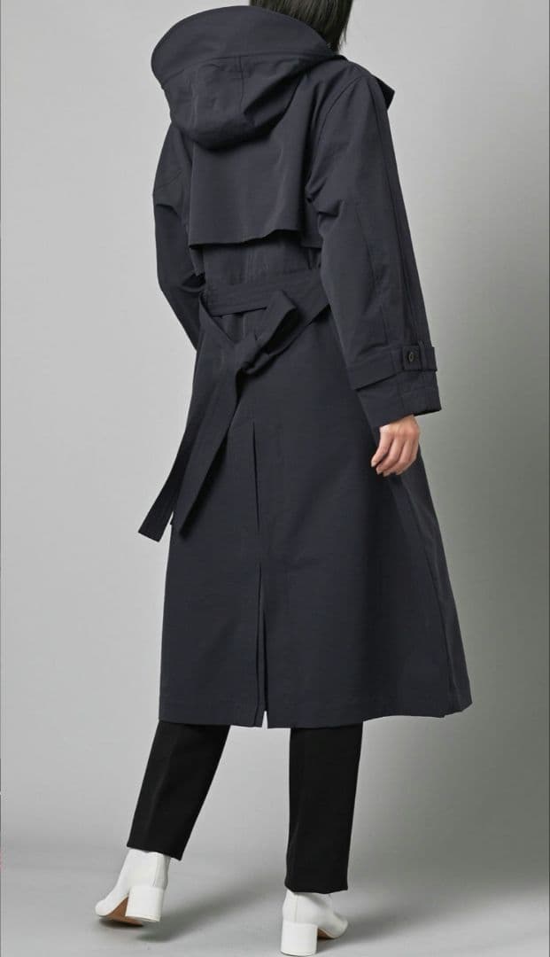 美品✨レリル lelill オールウェザーフードトレンチコート ベージュ 洗える