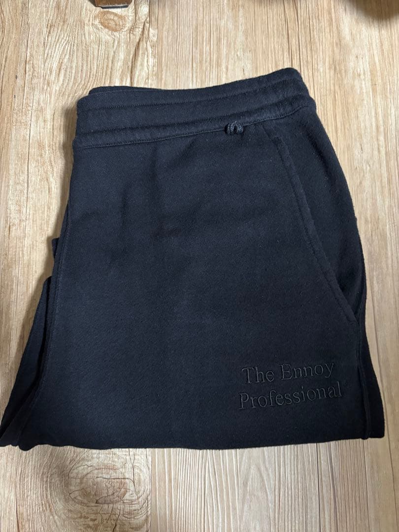 ennoy スウェットパンツ L スタイリスト私物　BLACK ブラック