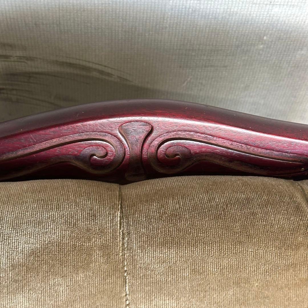 ✧ 80s ✧ 昭和レトロ喫茶 ミッドセンチュリー ベロア ベージュベルベット