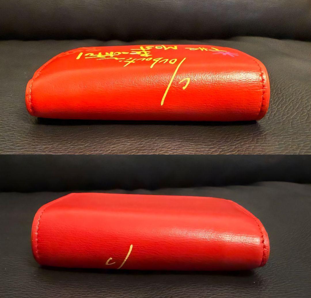 Christian Louboutin クリスチャンルブタン三つ折り財布 レッド