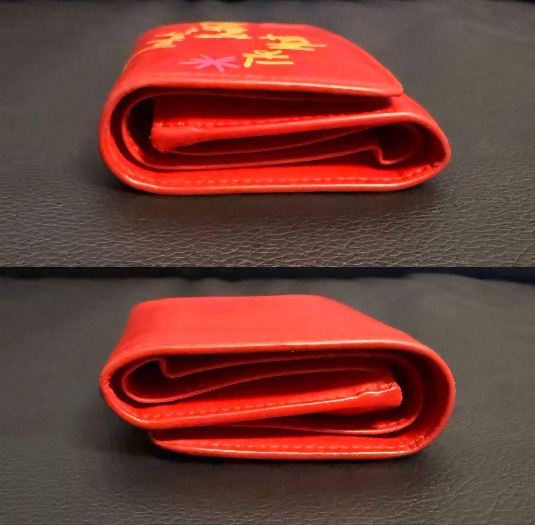 Christian Louboutin クリスチャンルブタン三つ折り財布 レッド