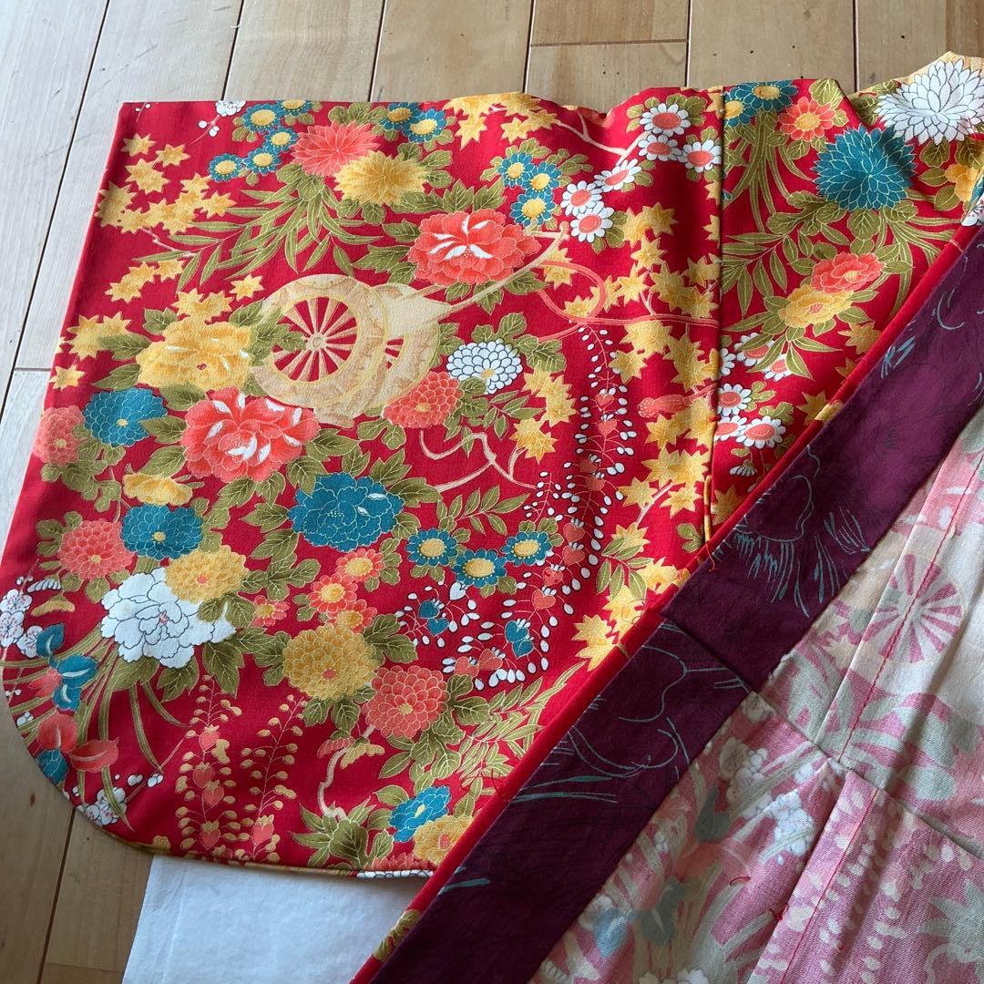 七五三　3歳女の子　着物　3点セット　値引き交渉大歓迎