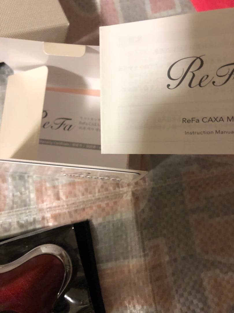 ReFa レッド 美顔ローラー 専用ケース付き