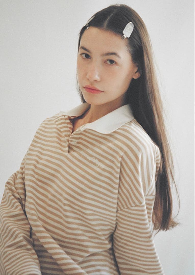 the Virgins　stripe polo ストライプポロ