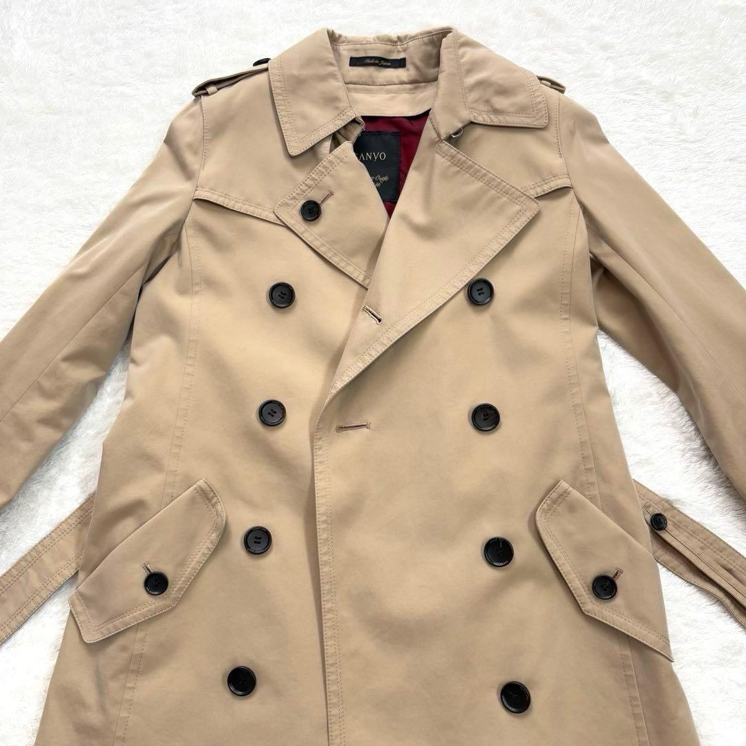 SANYO 100年コート ベージュ 青森ファクトリー製 ライナー付 三陽商会