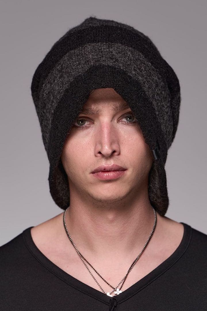 ★希少品★ キリュウキリュウ ボーダー ダメージ ニット キャップ イチロー