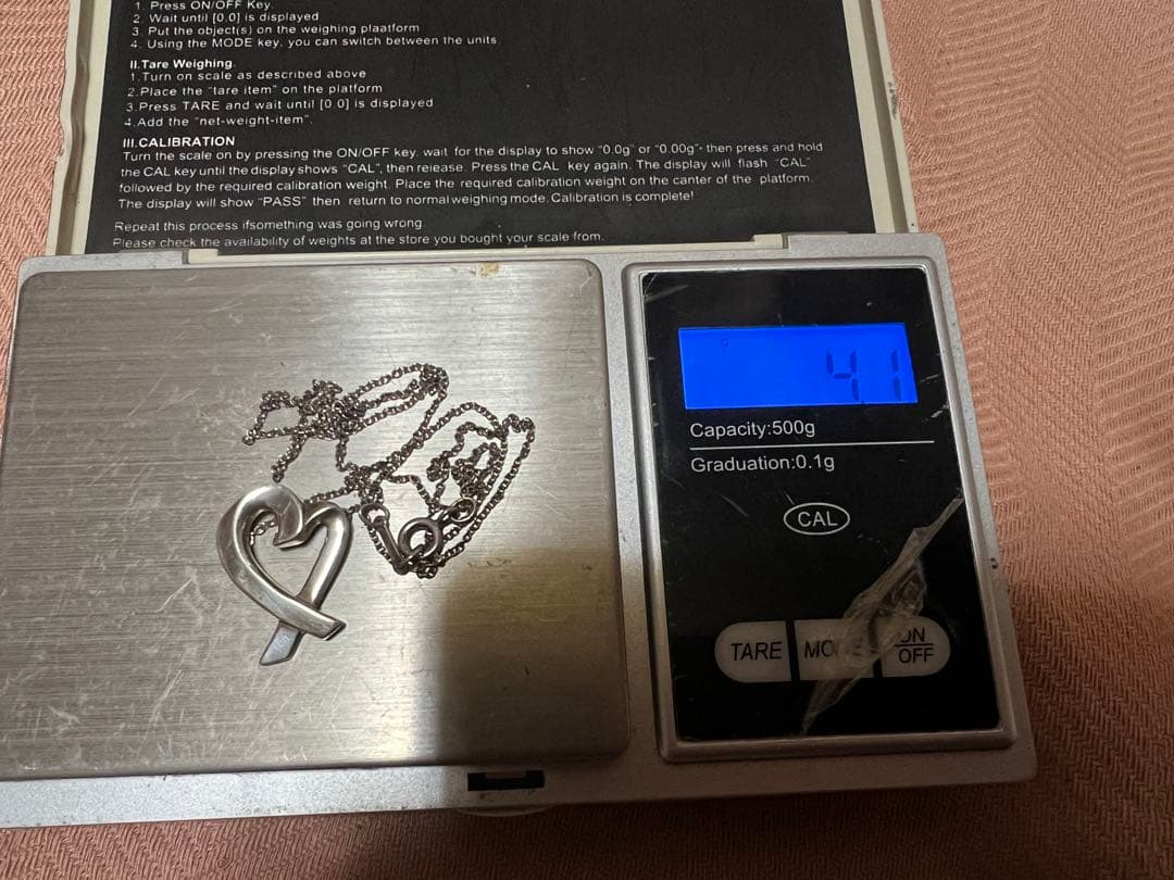 TIFFANY&Co.ティファニーネックレス ラビングハート 925