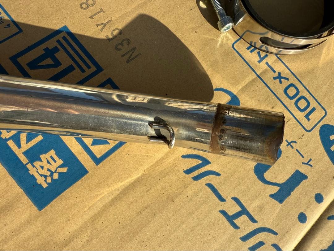 OVER ステンレス マフラー 中古