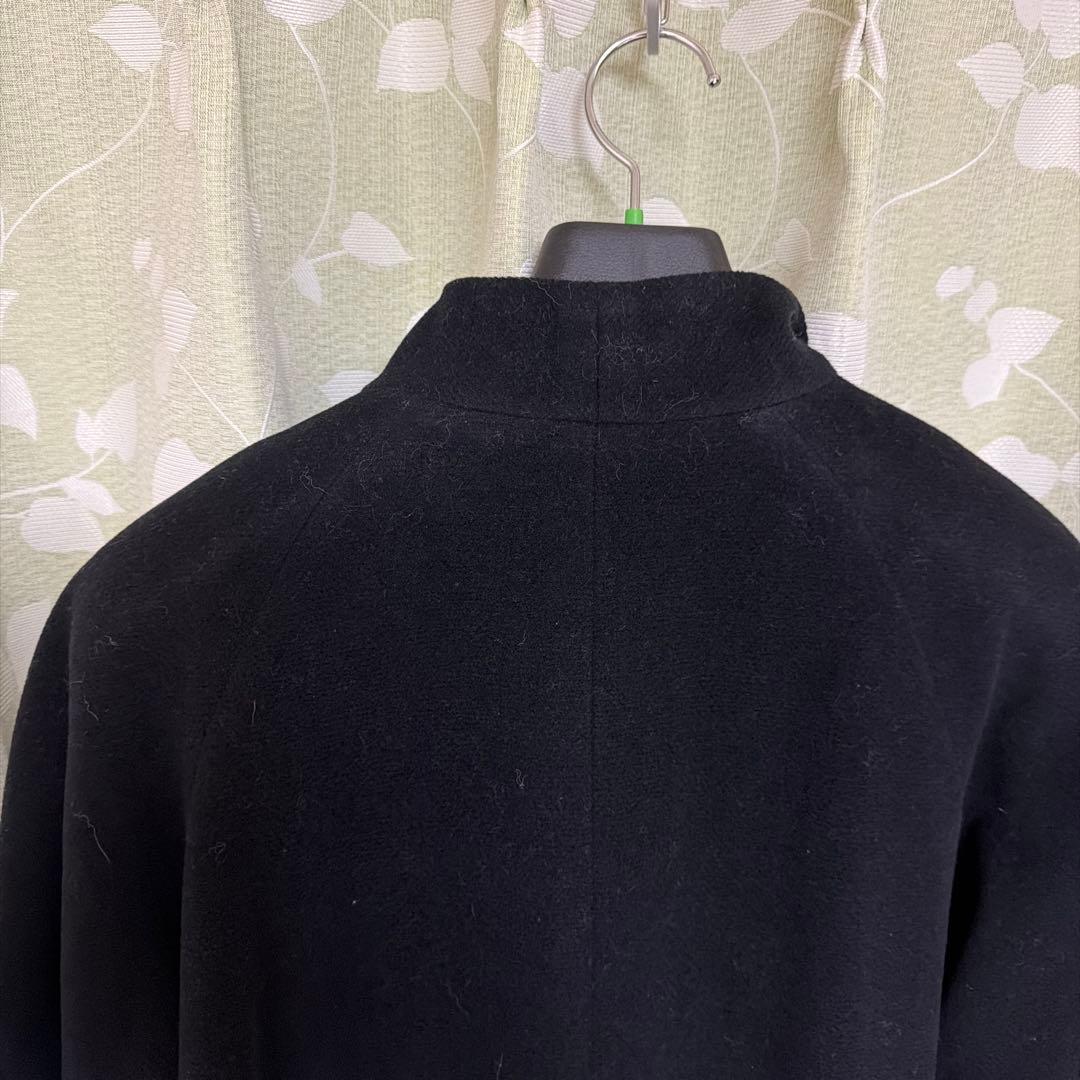 Burberry 黒 ロングコート　7AR アンゴラ、羊毛　未使用