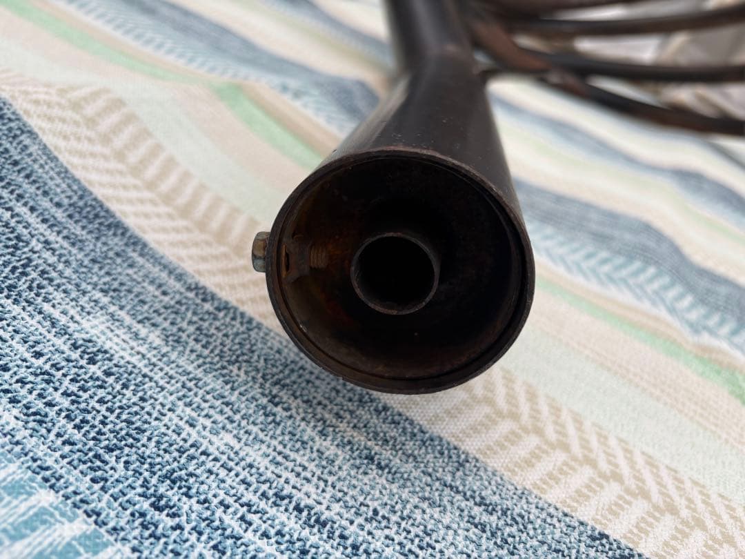 ゼファー400 手曲げ　ショート管　マフラー