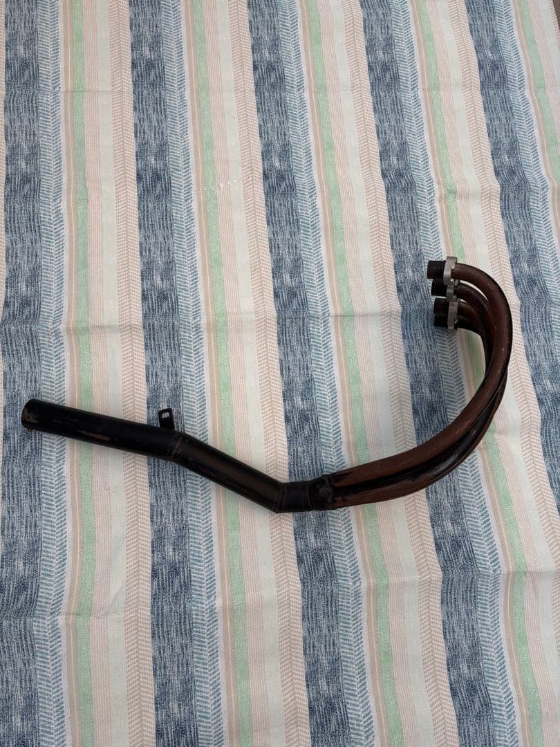 ゼファー400 手曲げ　ショート管　マフラー