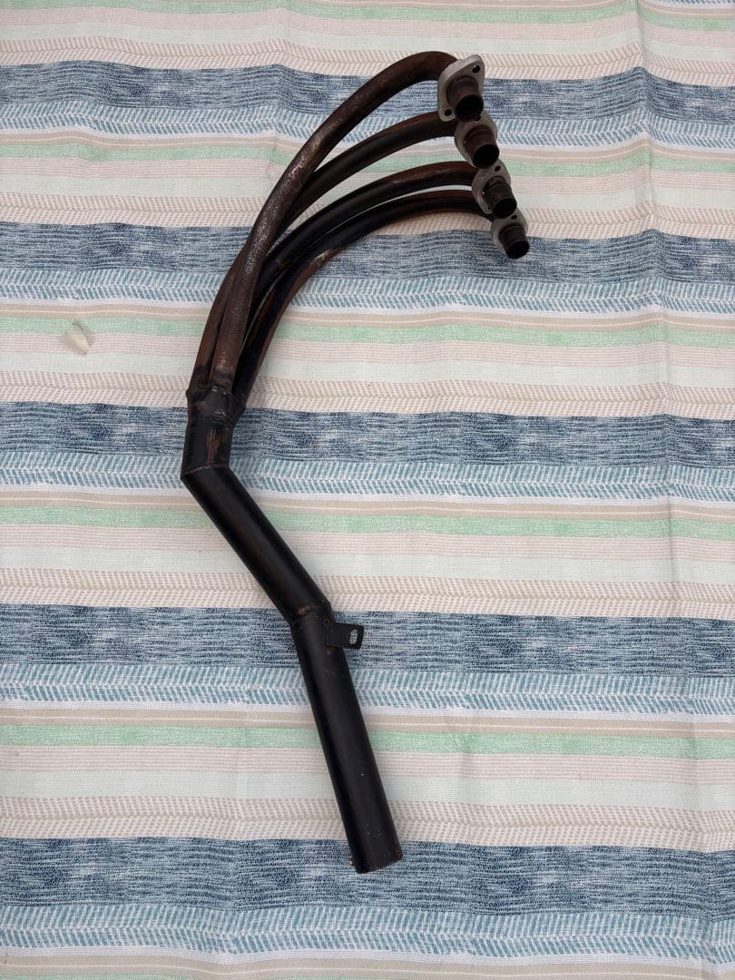 ゼファー400 手曲げ　ショート管　マフラー