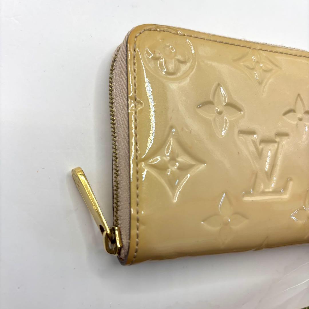 正規品 ルイヴィトン パース ヴェルニ エナメル モノグラム ベージュ