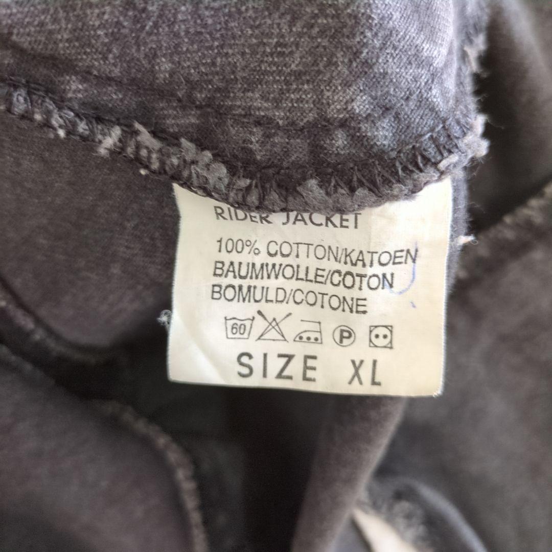 極上フェード　Lee リー　ブラック デニムジャケット XL　墨黒